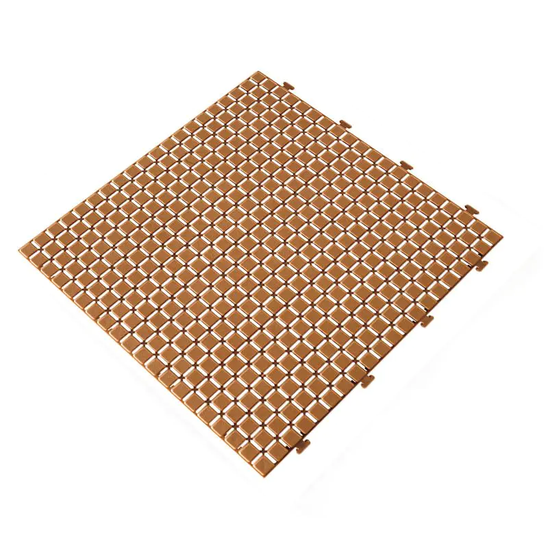 Non slip bathroom flooring plastic mat JBPL3030N coral