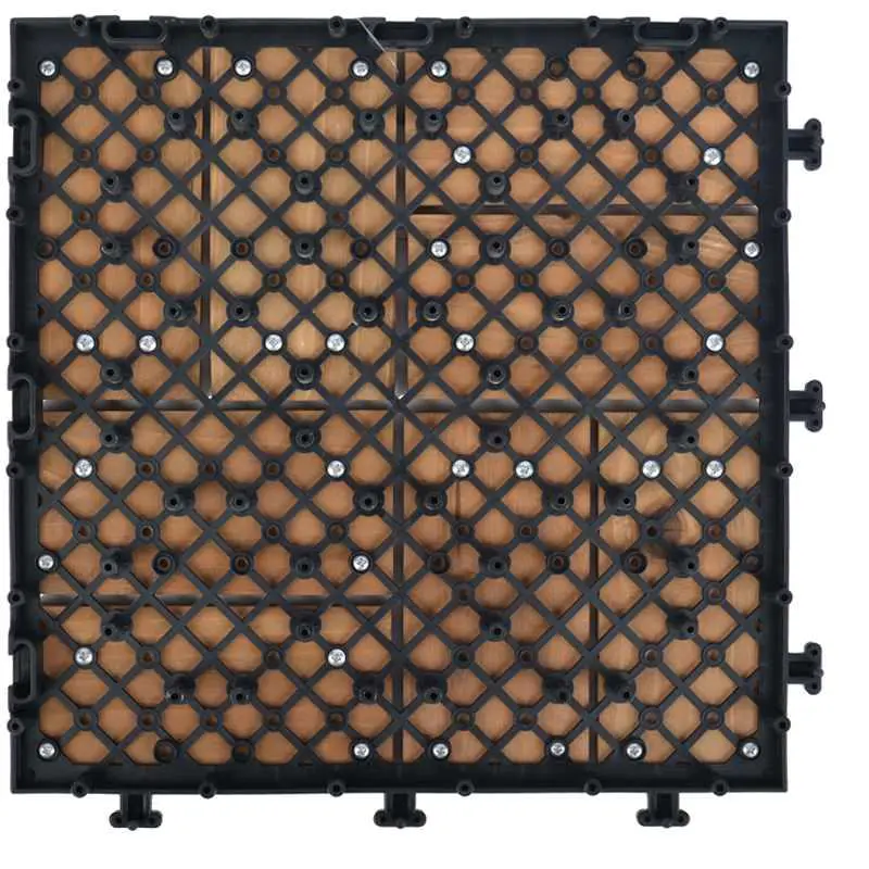 Garden decking fir wooden floor tiles S8P3030BC