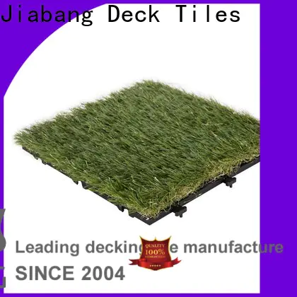 JIABANG anti-bacterial outdoor wood tiles on grass hot-sale for garden