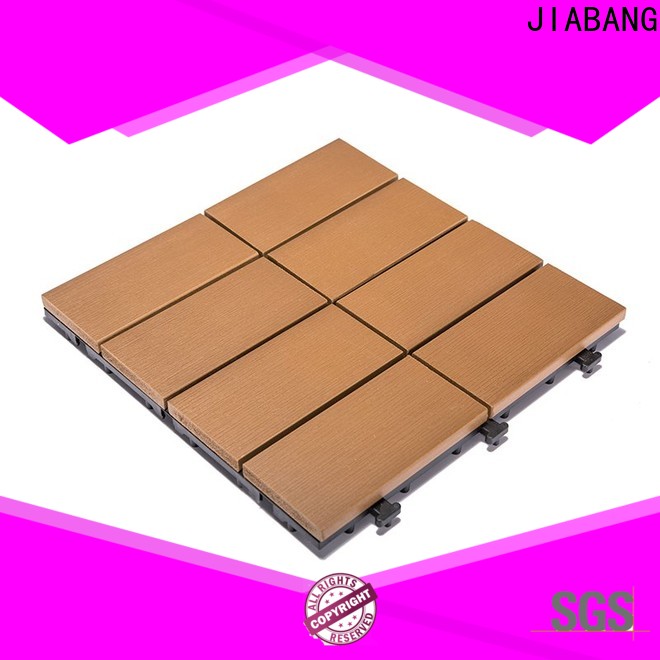 JIABANG wholesale plastic interlocking deck tiles high-quality gazebo decoration