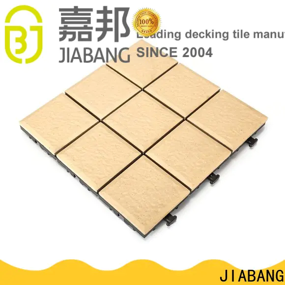 JIABANG OBM interlocking ceramic deck tiles free delivery at discount