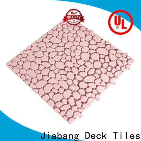 JIABANG plastic mat interlocking plastic garden tiles non-slip for wholesale