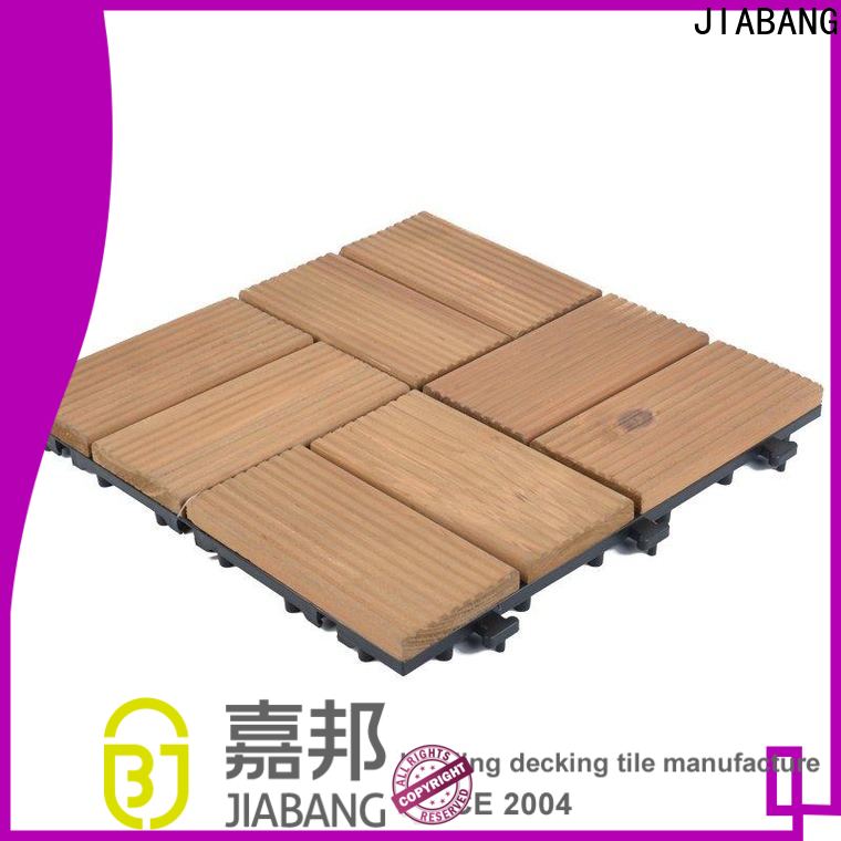 JIABANG natural square wooden decking tiles long size wooden floor