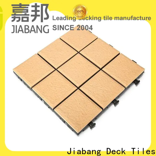 JIABANG balcony rubber tiles manufacturing process best manufacturer for patio