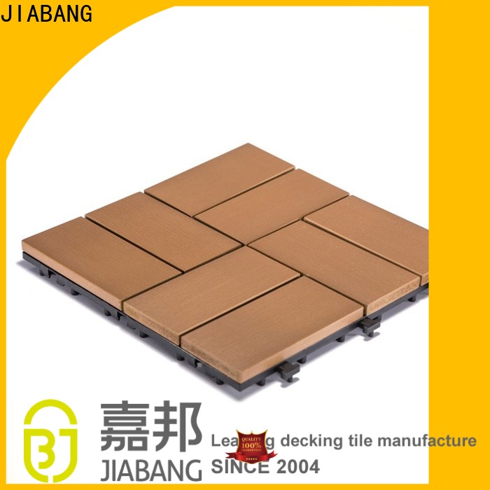 JIABANG pvc outdoor pvc tiles anti-siding garden path