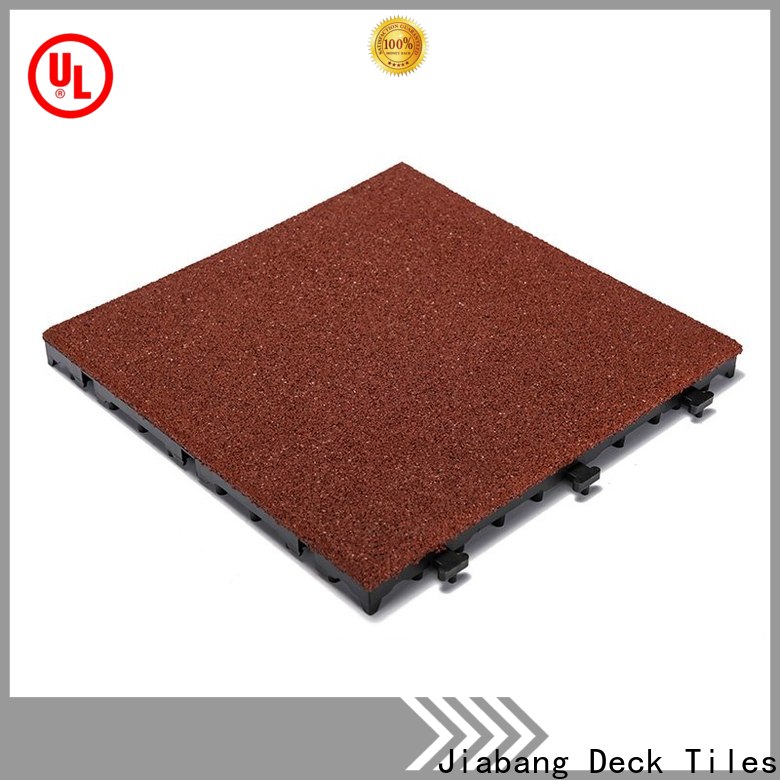 JIABANG composite rubber gym flooring tiles light weight at discount