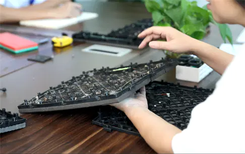 How did Jiabang successfully develop solar light decking tile?