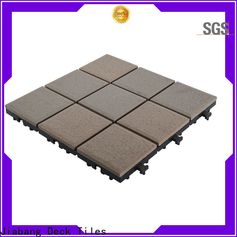 OEM porcelain interlocking deck tiles exhibition free delivery gazebo construction