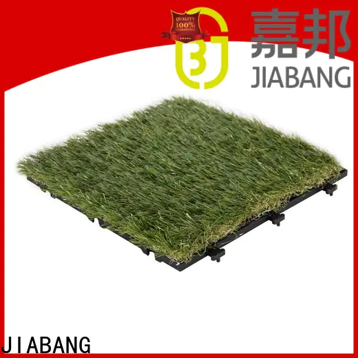 JIABANG permeable outdoor wood tiles on grass easy installation for customization