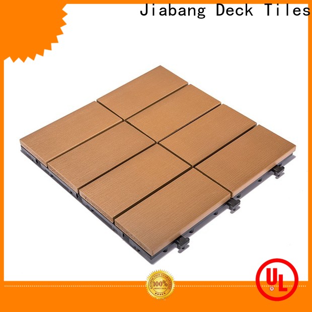 JIABANG light-weight plastic decking tiles anti-siding garden path