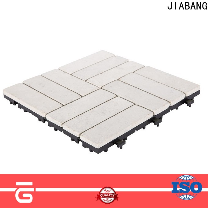 JIABANG interlocking travertine pool tiles at discount for garden decoration