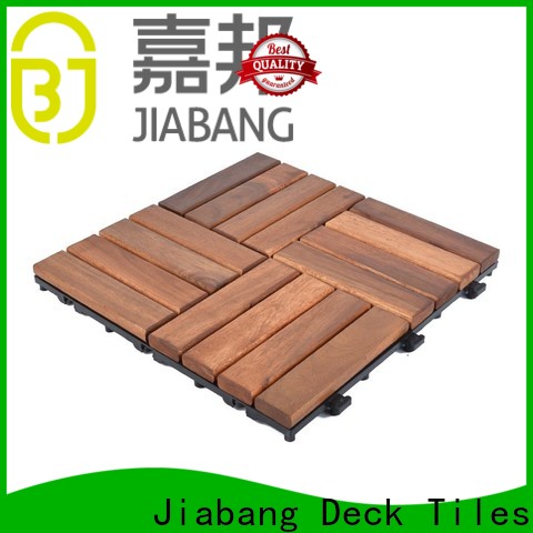 JIABANG durable acacia tile flooring cheapest factory price at discount