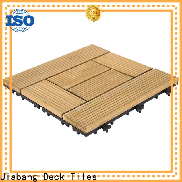 interlocking modular wood decking diy wood flooring wood for garden