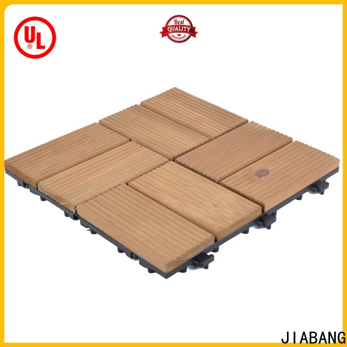 JIABANG outdoor garden wooden decking floor chic design for balcony