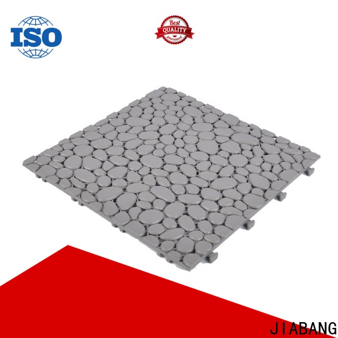 protective interlocking plastic garden tiles non-slip