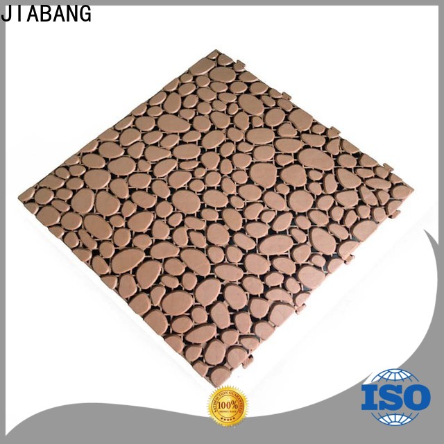 JIABANG hot-sale plastic interlocking deck tiles for customization