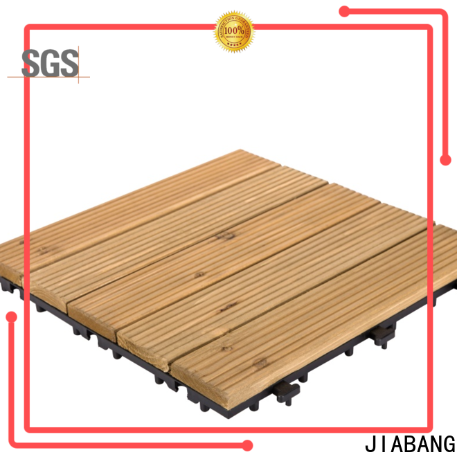 JIABANG interlocking wood deck panels flooring for balcony