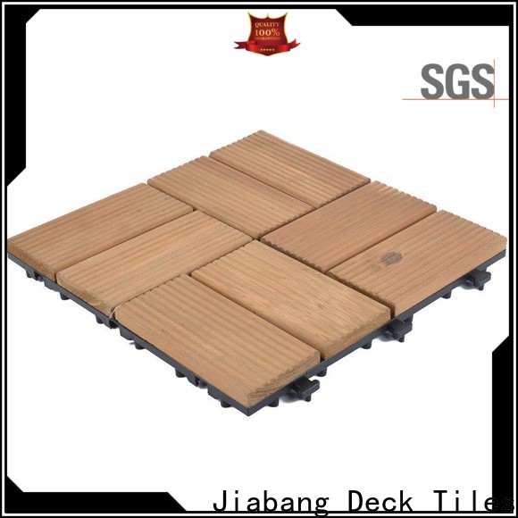 JIABANG durable wood deck tiles garden at discount