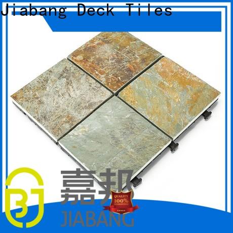 JIABANG interlocking slate tiles basement decoration floors building