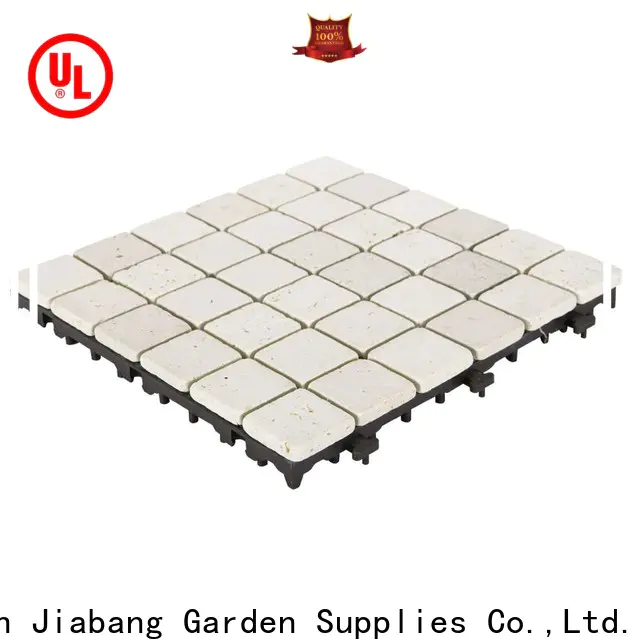 interlocking exterior travertine tile outdoor wholesale for garden decoration