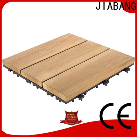 JIABANG refinishing wooden patio deck squares flooring for garden