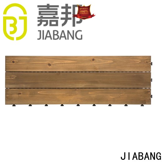 JIABANG adjustable hardwood deck tiles long size for balcony