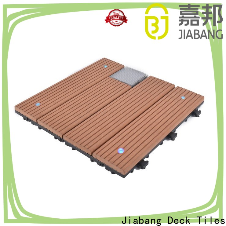 JIABANG led interlocking outdoor patio tiles garden lamp