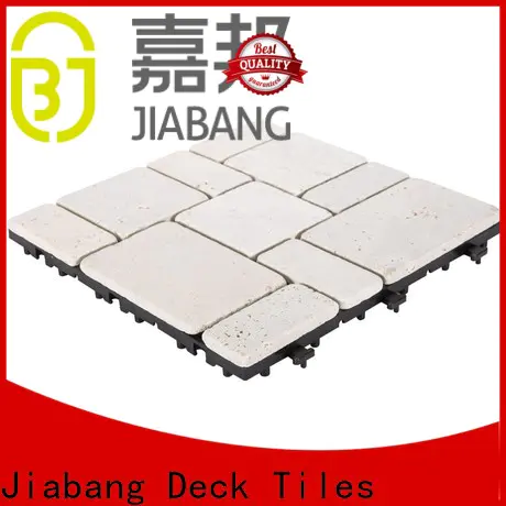 interlocking travertine stone deck tiles natural high-quality for playground