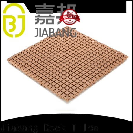 JIABANG flooring outdoor plastic tiles non-slip for wholesale