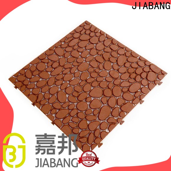 JIABANG flooring outdoor plastic tiles non-slip for customization
