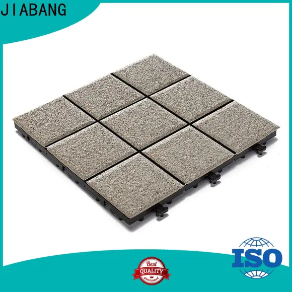 JIABANG OEM interlocking ceramic deck tiles custom size gazebo construction