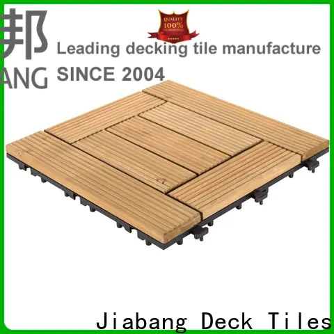 adjustable square wooden decking tiles natural wood deck for balcony