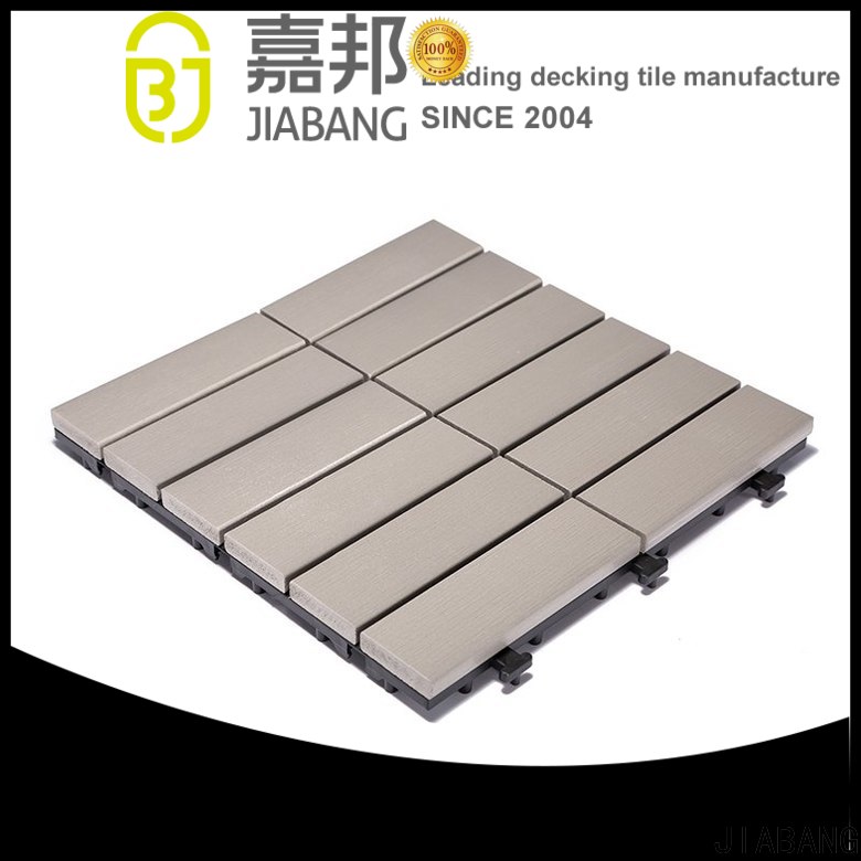 high-end plastic interlocking deck tiles pvc high-quality gazebo decoration