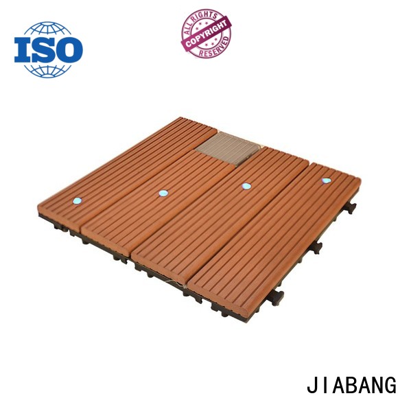 JIABANG wpc outdoor composite deck tiles protective ground