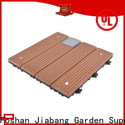 JIABANG led outdoor composite deck tiles decorative ground