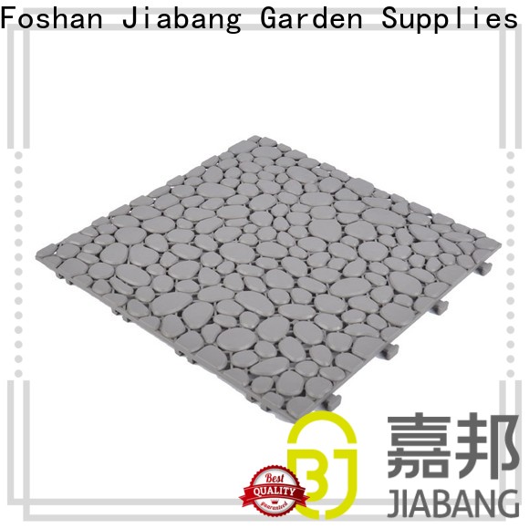 decorative plastic interlocking patio tiles anti-sliding for customization