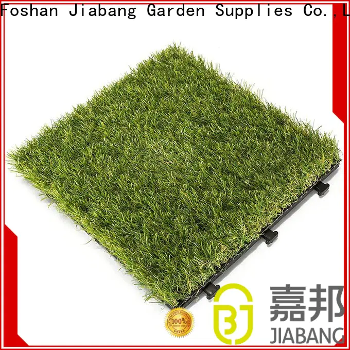 JIABANG high-quality artificial grass turf tile balcony construction