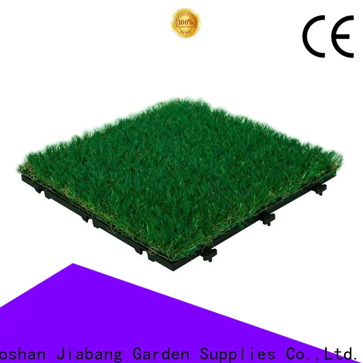 JIABANG landscape interlocking deck tiles on grass garden decoration