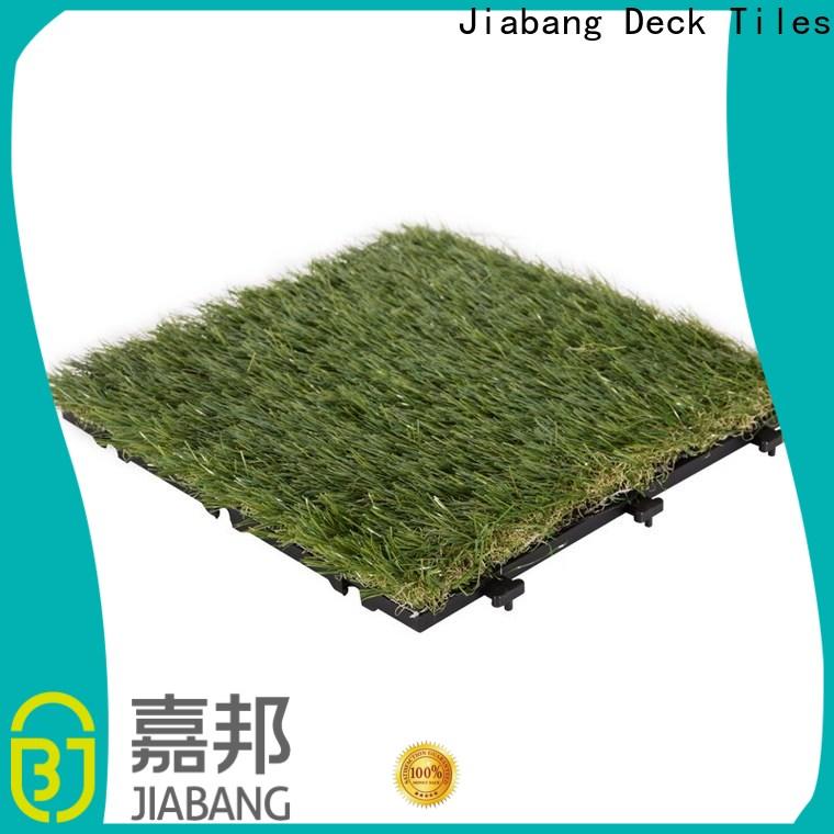 JIABANG artificial grass tiles easy installation for wholesale