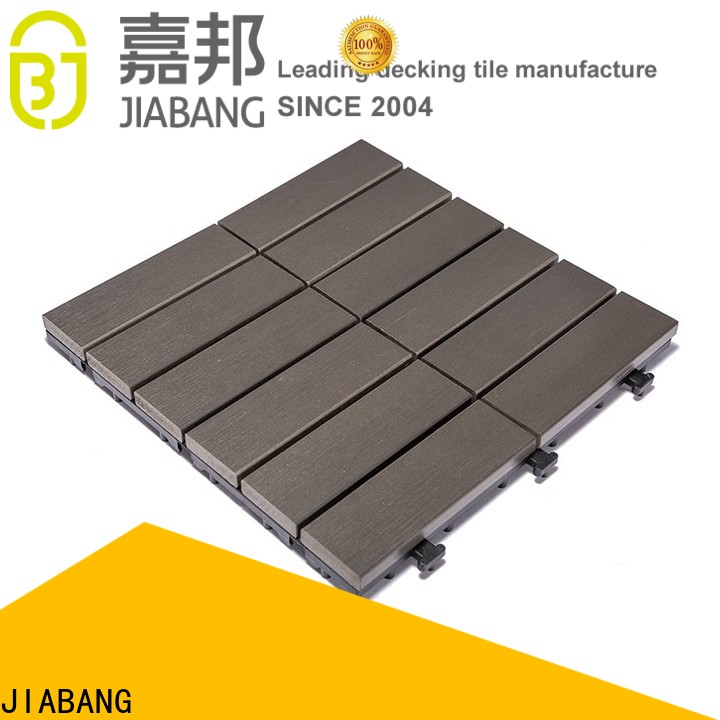 JIABANG durable pvc deck tiles anti-siding gazebo decoration