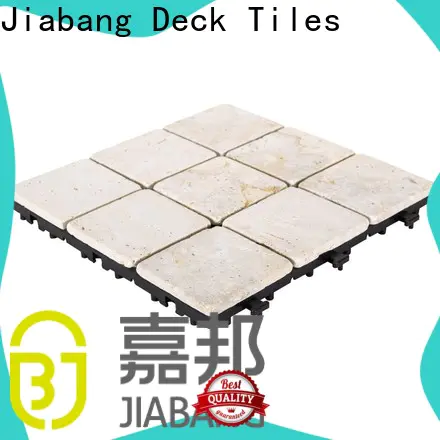 JIABANG limestone polished travertine tile at discount for playground