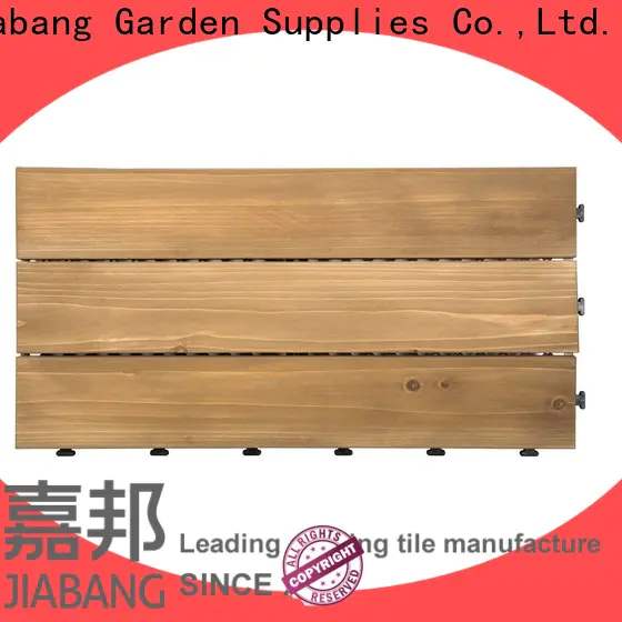 JIABANG adjustable interlocking wood deck tiles chic design wooden floor