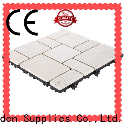 hot-sale travertine stone tile diy at discount for garden decoration
