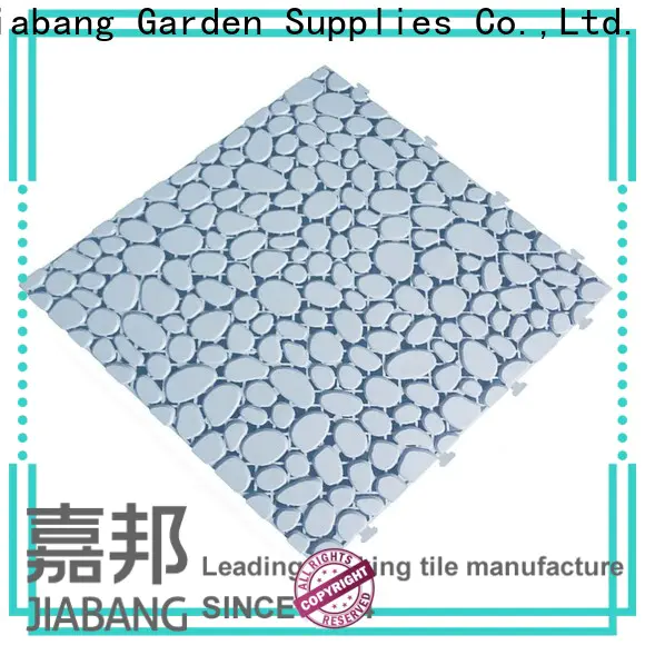JIABANG anti-sliding plastic tiles for outside non-slip
