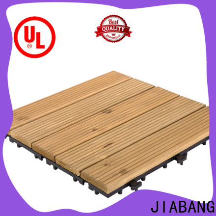 JIABANG refinishing modular wood deck tiles wood deck for garden