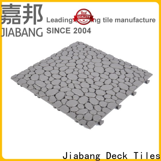 JIABANG protective outdoor plastic deck tiles for customization