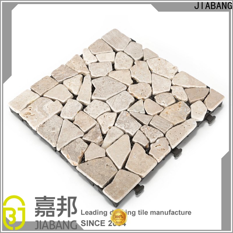 interlocking travertine tile outside natural wholesale for garden decoration
