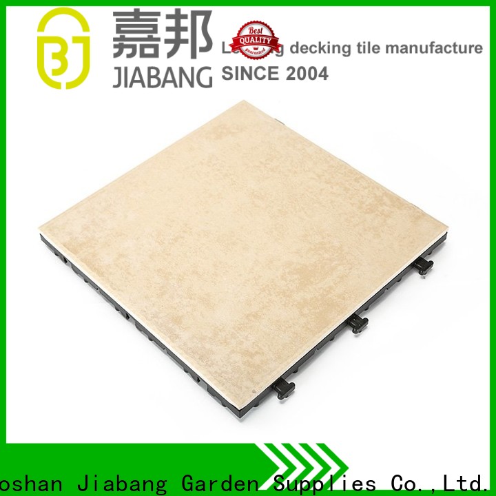 JIABANG frost resistant non slip decking tiles top seller balcony decoration