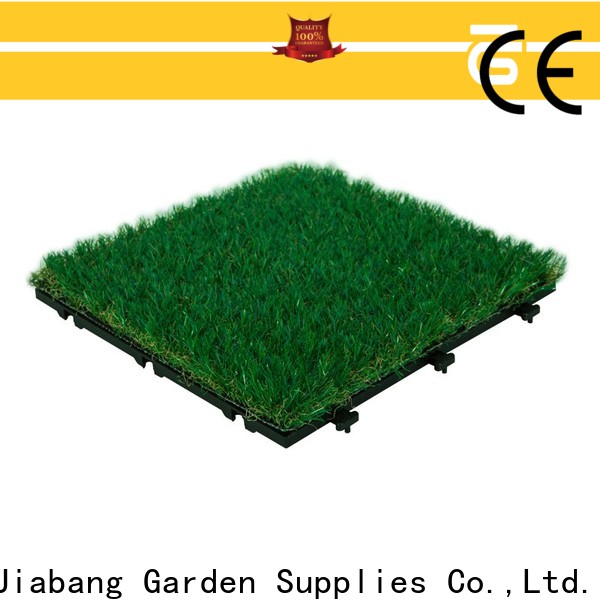 JIABANG wholesale green grass carpet tiles artificial grass garden decoration