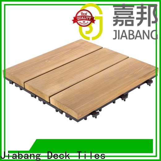 JIABANG interlocking wooden patio deck squares wood deck wooden floor